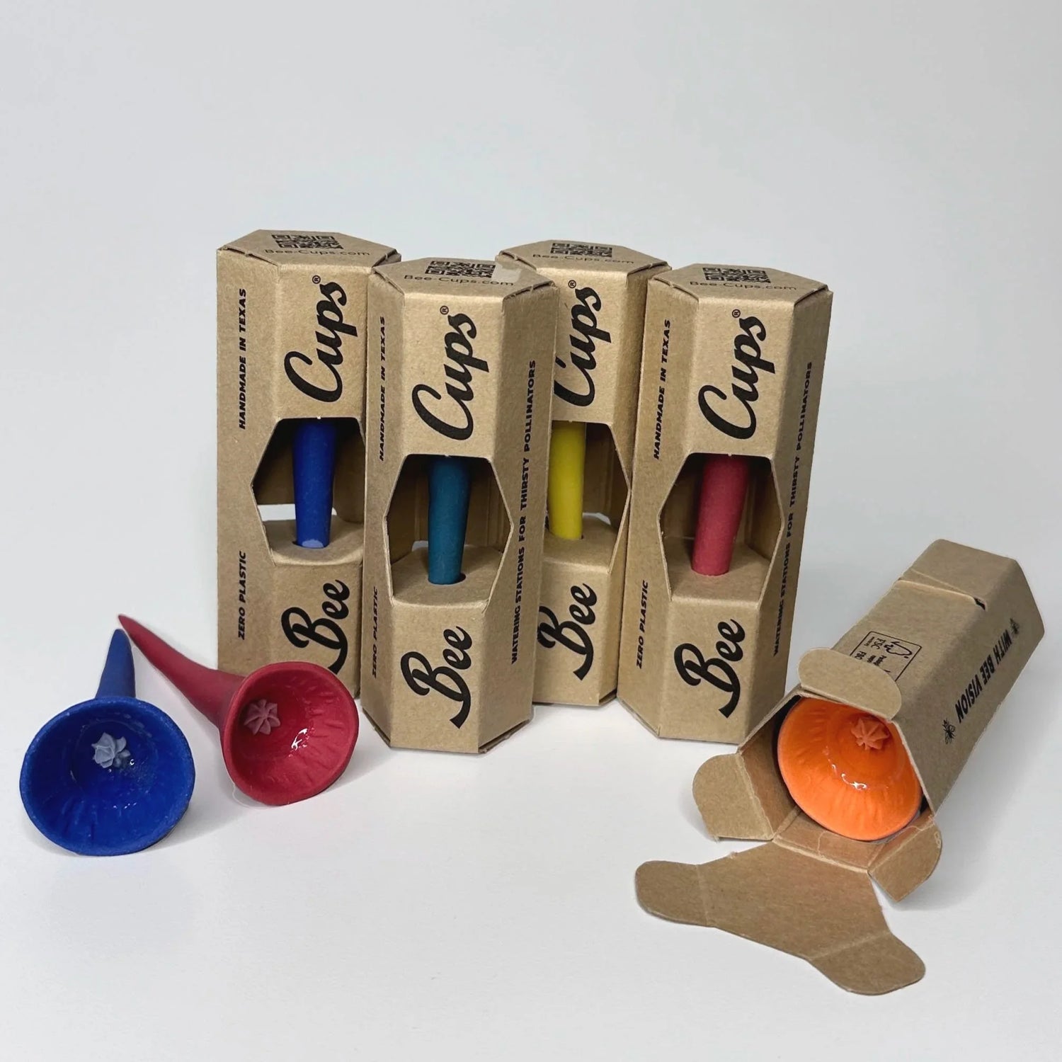 Bee Cups™ watering station singles 5-pack