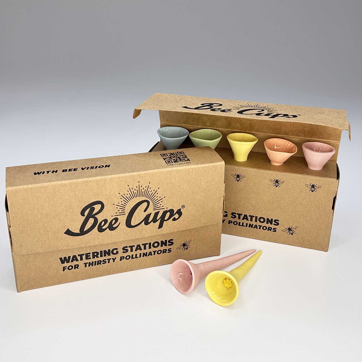 Pastel Variety Bee Cup 5-pack